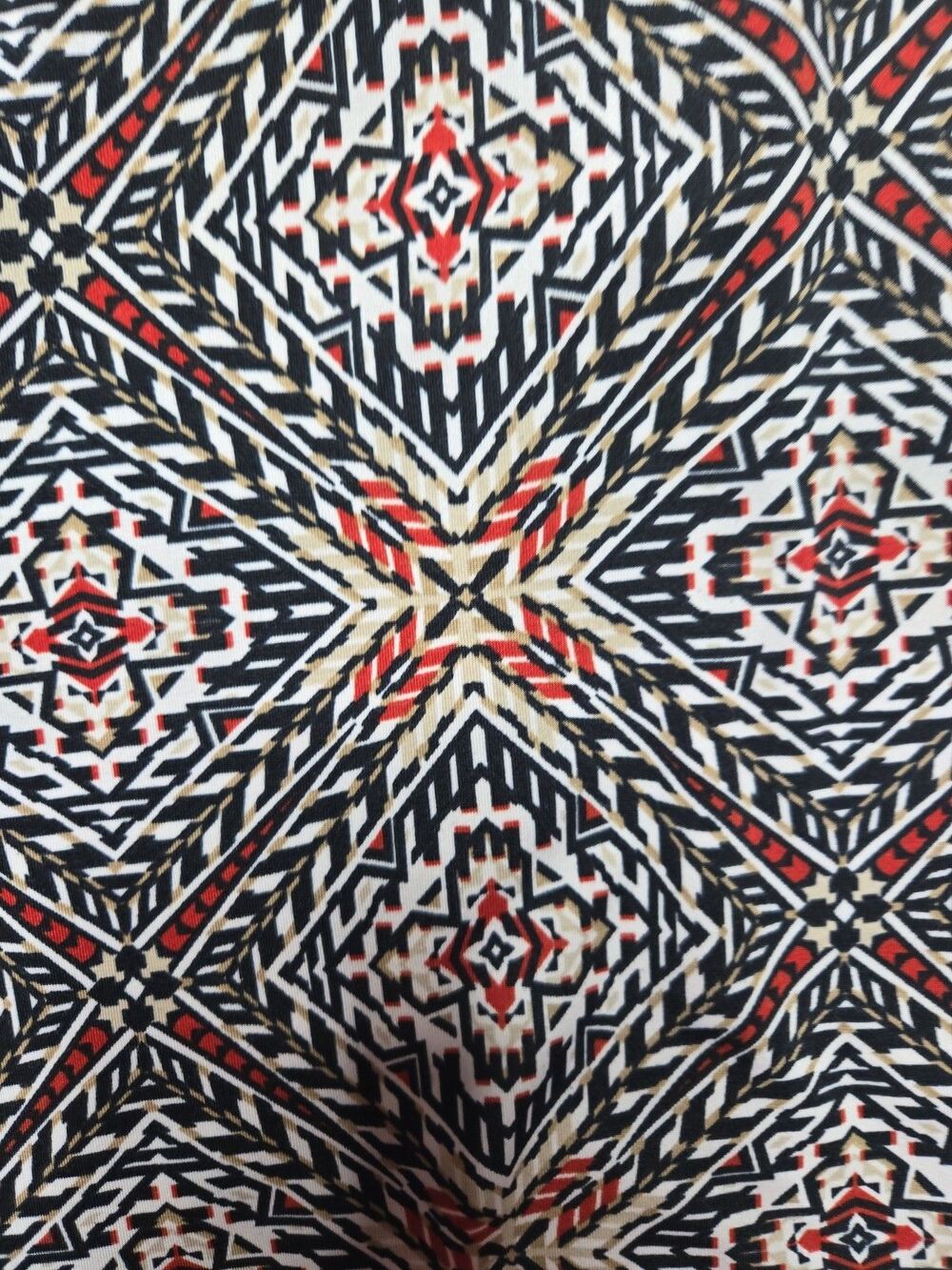 Roz &  Palazzo Geometric Print Stretch Wide-Leg Pull-On Pants Size Medium - Picture 5 of 7